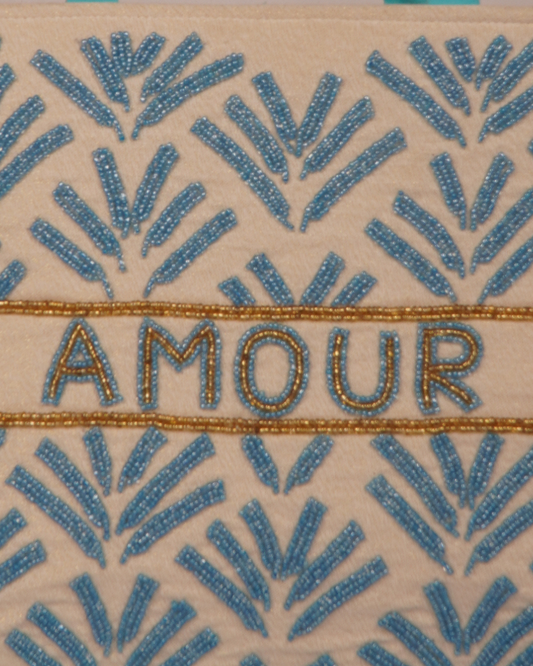 Amour blue  big tote bag